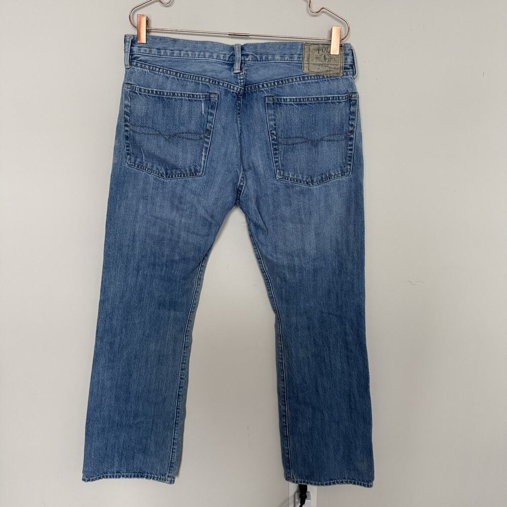 Polo Ralph Lauren 867 Jeans Mens 35 Blue Y2K Denim Classic Fit Vintage Country - Picture 7 of 7